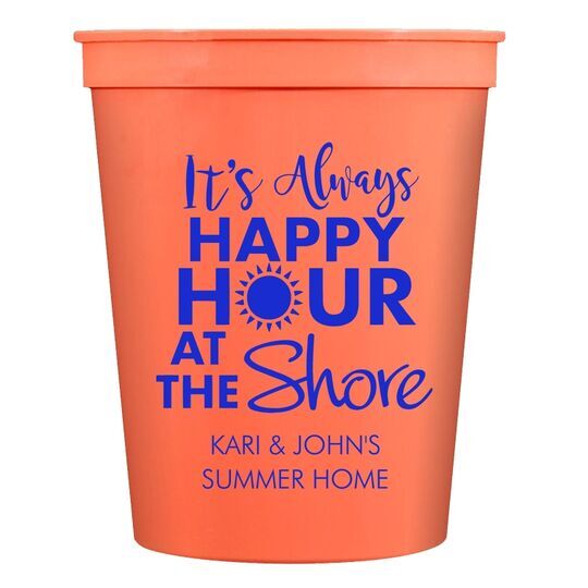 It's Always Happy Hour at the Shore Stadium Cups